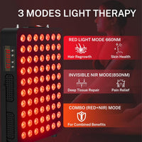 Red Light Therapy, 70 Dual Chip Red Light Therapy Panel Clinical Grade LED Device with Timer, Ideal for Body, Face, Recovery, Improve Sleep, Skin Health, 350W(Black)