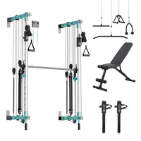 Folding Wall-Mounted Smith Machine