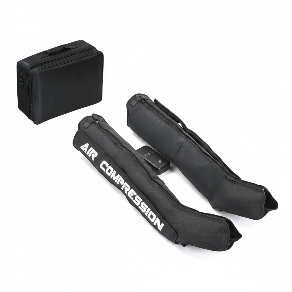 Compression Therapy Boots Designed for Recovery, 6 Air Chambers, Rechargeable Battery, Quiet Operation
