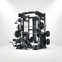 Smith Machine Cable Crossover Built for Strength Training, 390KG Weight Stack, Multi-Function Design, Home Gym — Studio Shot