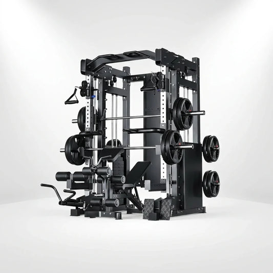 Smith Machine Cable Crossover Built for Strength Training, 390KG Weight Stack, Multi-Function Design, Home Gym — Studio Shot