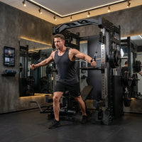 Smith Machine Cable Crossover Built for Strength Training, 390KG Weight Stack, Multi-Function Design, Home Gym — Lifestyle
