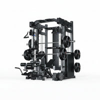 Smith Machine Cable Crossover Built for Strength Training, 390KG Weight Stack, Multi-Function Design, Home Gym